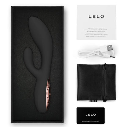 LELO - INA THRUST RABBIT THRUSTING VIBRATOR BLACK