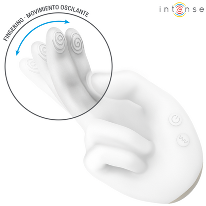 INTENSE - JIMMY HAND-SHAPED MULTIFUNCTION STIMULATOR WITH VIBRATION AND HEAT