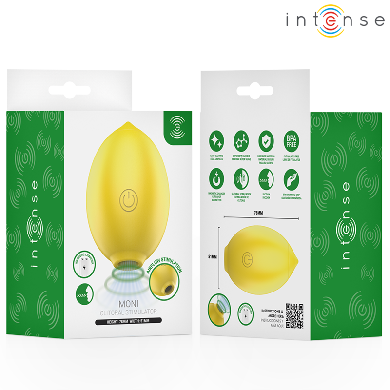 INTENSO - ESTIMULADOR DE SUCCIÓN DE CLÍTORIS MONI LEMON