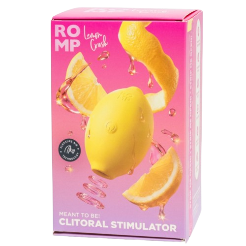 ROMP - ESTIMULADOR CLITORIDIANO LEMON CRUSH PLEASURE AIR AMARILLO