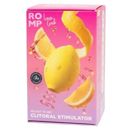 ROMP - LEMON CRUSH PLEASURE AIR CLITORAL STIMULATOR YELLOW