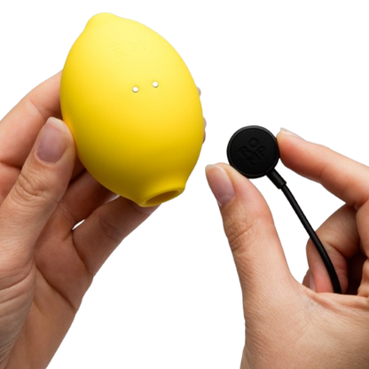 ROMP - LEMON CRUSH PLEASURE AIR CLITORAL STIMULATOR YELLOW