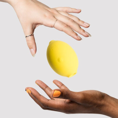 ROMP - LEMON CRUSH PLEASURE AIR CLITORAL STIMULATOR YELLOW