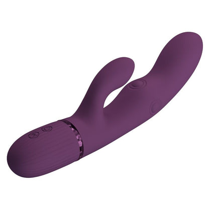 PRETTY LOVE - ZACH RECHARGEABLE THRUSTING RABBIT VIBRATOR 5+5 FUNCTIONS