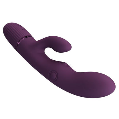 PRETTY LOVE - ZACH RECHARGEABLE THRUSTING RABBIT VIBRATOR 5+5 FUNCTIONS