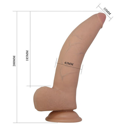 PRETTY LOVE - XANDER REALISTIC DILDO 20 CM Ø 5 CM NATURAL