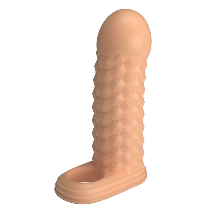 PRETTY LOVE - WOLFRAM PENIS EXTENSION SLEEVE 11.5 CM Ø 3.8 CM NATURAL