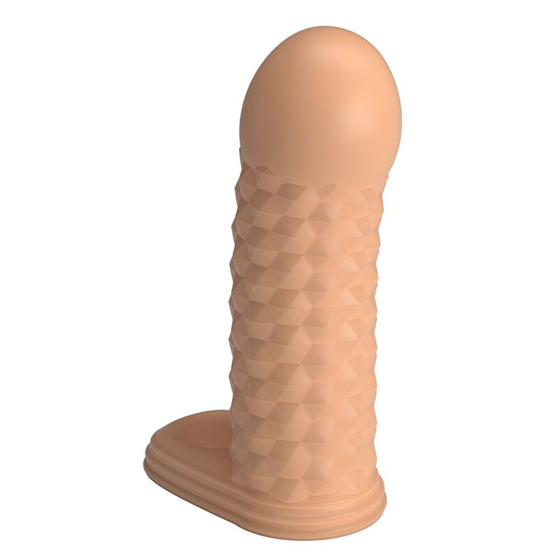 PRETTY LOVE - WOLFRAM PENIS EXTENSION SLEEVE 11.5 CM Ø 3.8 CM NATURAL