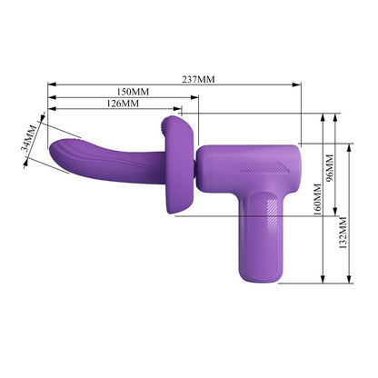 PRETTY LOVE - VITO THRUSTING MASSAGE GUN 5 MODES PURPLE