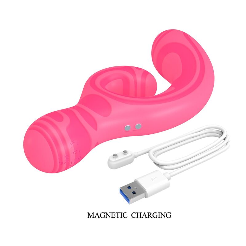 PRETTY LOVE - VERITY USB RECHARGEABLE DOUBLE-ENDED MASSAGER