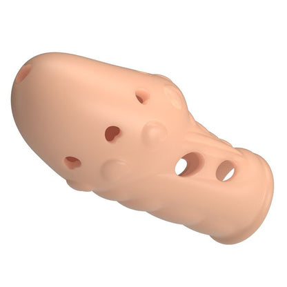 PRETTY LOVE - SOCKER TEXTURED PENIS SLEEVE NATURAL