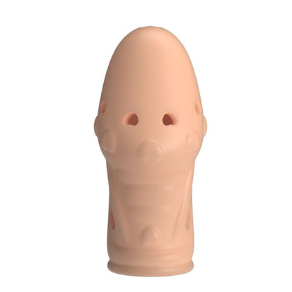 PRETTY LOVE - SOCKER TEXTURED PENIS SLEEVE NATURAL