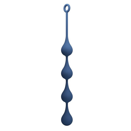 MR PLAY - BLUE SILICONE ANAL BEADS SIZE XL 52.5 CM
