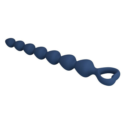 MR PLAY - BLUE SILICONE ANAL BEADS & ANAL PLUG 26.7 CM