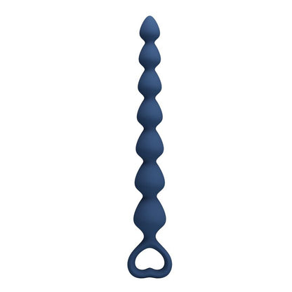 MR PLAY - BLUE SILICONE ANAL BEADS & ANAL PLUG 26.7 CM