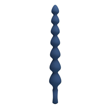 MR PLAY - BLUE SILICONE ANAL BEADS & ANAL PLUG 26.7 CM