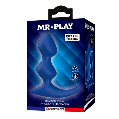 MR PLAY - ERGONOMIC BLUE ANAL PLUG