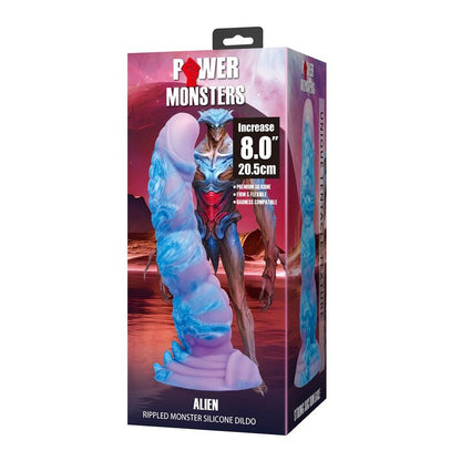 POWER MONSTERS - ALIEN FANTASY SILICONE DILDO 20.5 CM Ø 4.8 CM