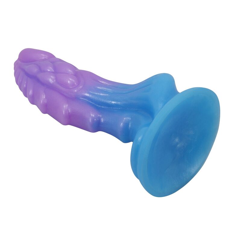 POWER MONSTERS - ATLANTEANS REALISTIC DILDO WITH SUCTION CUP 19 CM Ø 5 CM BLUE & PURPLE