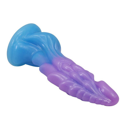 POWER MONSTERS - ATLANTEANS REALISTIC DILDO WITH SUCTION CUP 19 CM Ø 5 CM BLUE & PURPLE