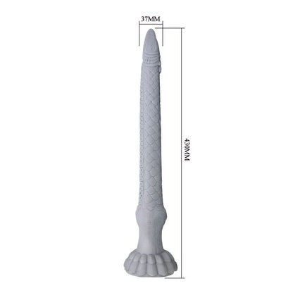 POWER MONSTERS - BASILISK FANTASY SILICONE DILDO 43 CM Ø 5 CM