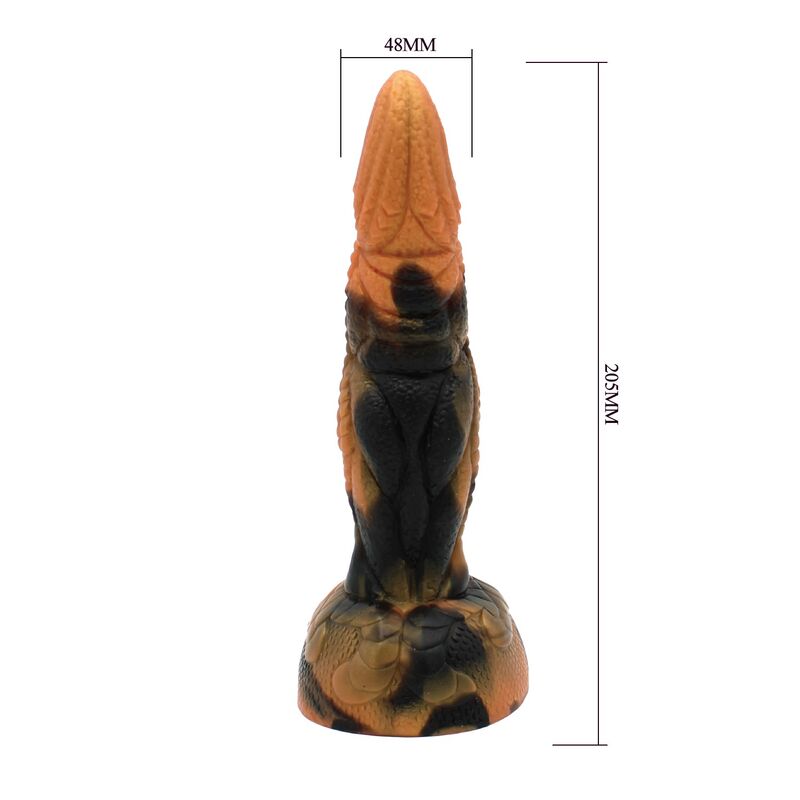 POWER MONSTERS - TYRANNOSAURUS BICOLOR FANTASY SILICONE DILDO 20.5 CM Ø 5 CM