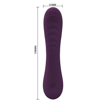 PRETTY LOVE - ALEXISROSE RECHARGEABLE VIBRATOR 10 FUNCTIONS PURPLE