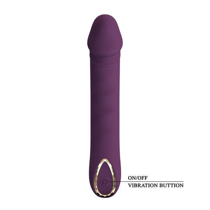 PRETTY LOVE - AMARA RECHARGEABLE VIBRATOR 10 FUNCTIONS PURPLE