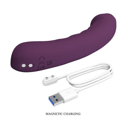 PRETTY LOVE - AMARA RECHARGEABLE VIBRATOR 10 FUNCTIONS PURPLE