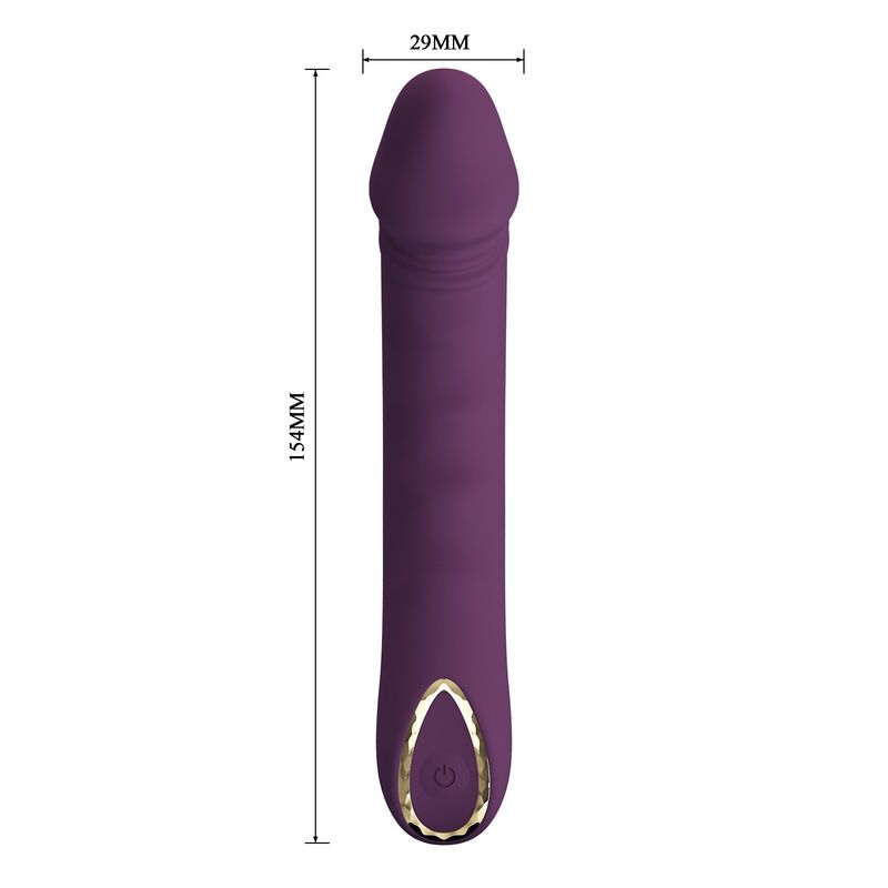 PRETTY LOVE - AMARA RECHARGEABLE VIBRATOR 10 FUNCTIONS PURPLE