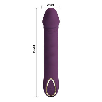 PRETTY LOVE - AMARA RECHARGEABLE VIBRATOR 10 FUNCTIONS PURPLE