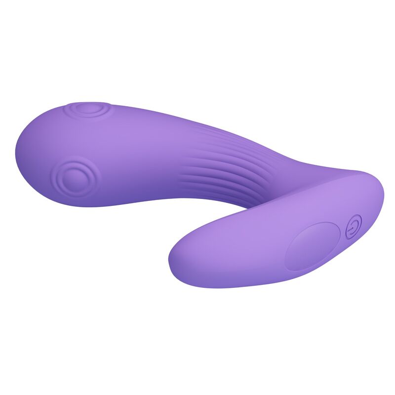 PRETTY LOVE - ANDROMEDA RECHARGEABLE DUAL STIMULATION VIBRATOR PURPLE