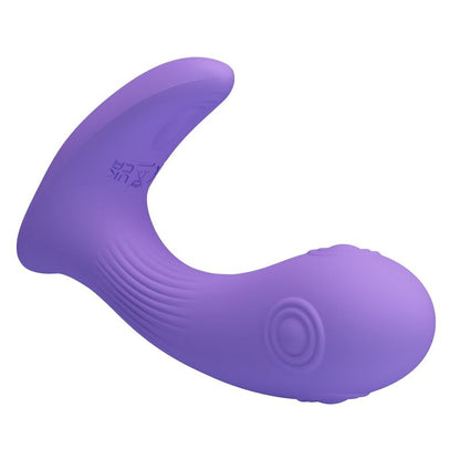 PRETTY LOVE - ANDROMEDA RECHARGEABLE DUAL STIMULATION VIBRATOR PURPLE