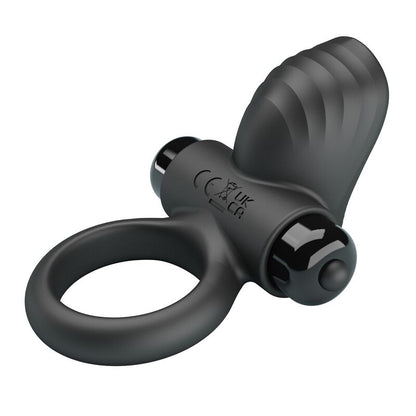 PRETTY LOVE - ADRIEN VIBRATING PENIS RING 10 FUNCTIONS BLACK