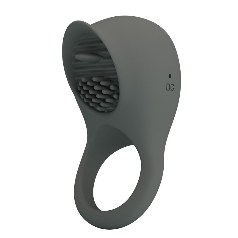 PRETTY LOVE - RECHARGEABLE VIBRATING RING WITH ORAL STIMULATION
