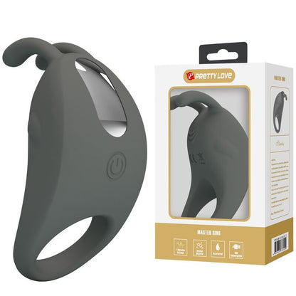 PRETTY LOVE - RECHARGEABLE VIBRATING RING WITH RABBIT STIMULATOR