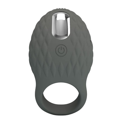 PRETTY LOVE - RECHARGEABLE TEXTURED VIBRATING RING WITH STIMULATOR