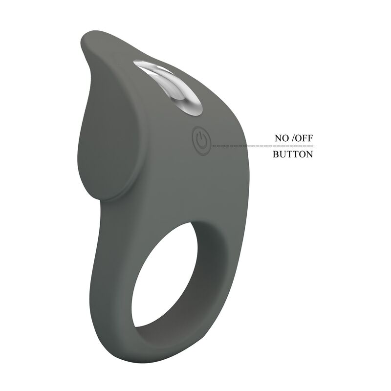 PRETTY LOVE - ANILLO VIBRADOR DE SILICONA FLEXIBLE RECARGABLE