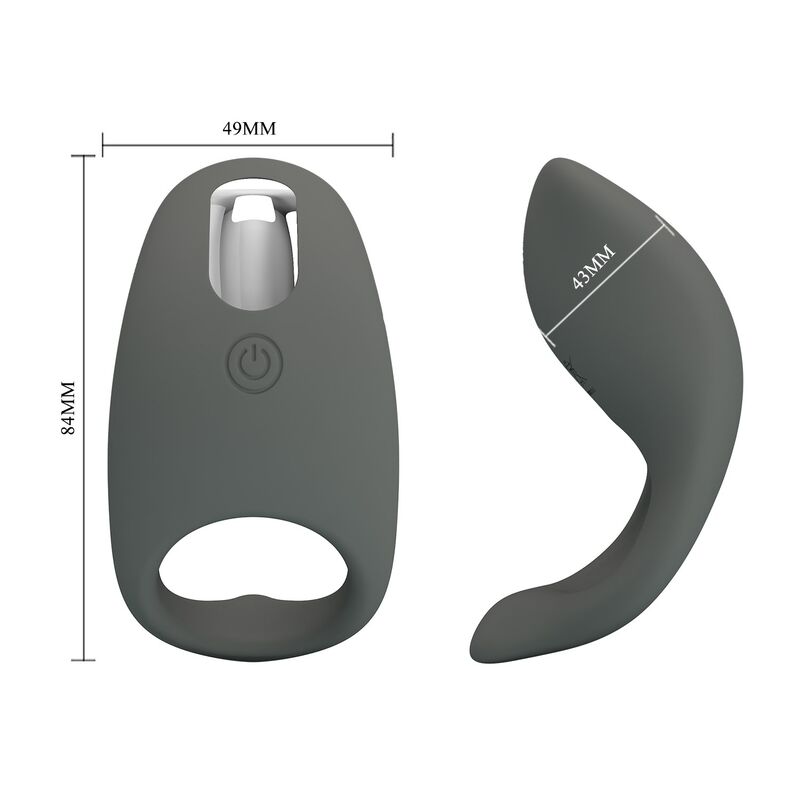 PRETTY LOVE - RECHARGEABLE SOFT SILICONE VIBRATING RING