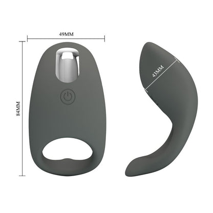 PRETTY LOVE - RECHARGEABLE SOFT SILICONE VIBRATING RING