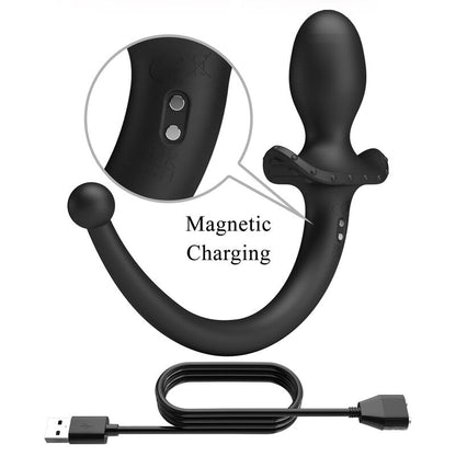 PRETTY LOVE - ANTHONY APP CONTROL ANAL AND PERINEUM VIBRATOR BLACK