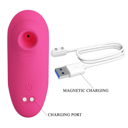 PRETTY LOVE - ARILA RECHARGEABLE CLITORAL SUCTION STIMULATOR WITH VIBRATION PINK