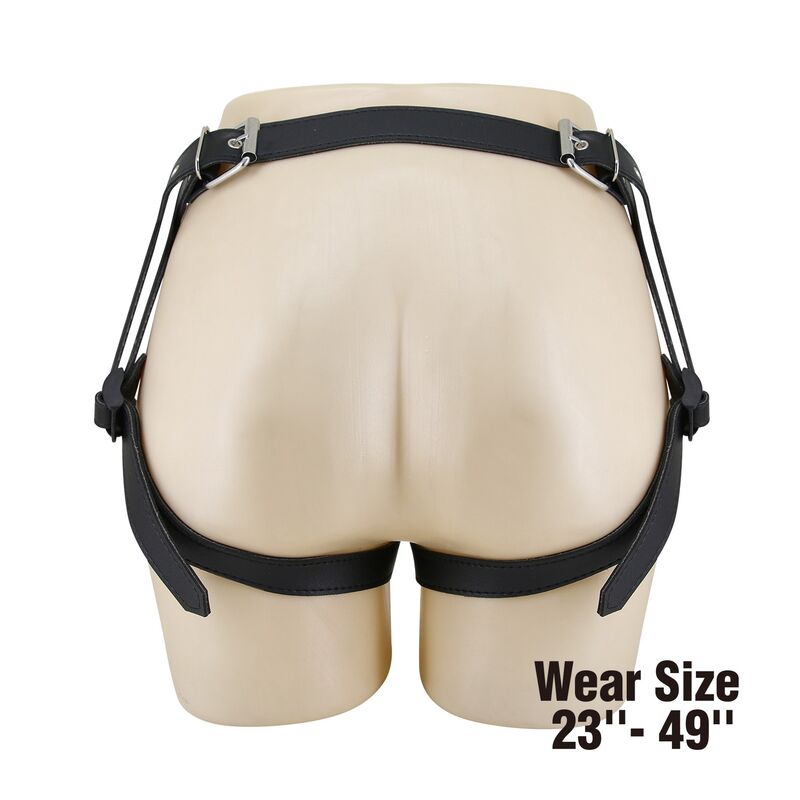 PRETTY LOVE - UNIVERSAL STRAP-ON HARNESS BRIEFS BLACK AND BLUE