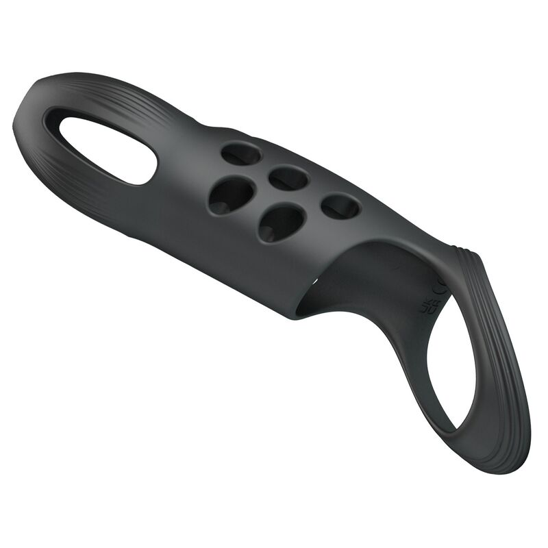 PRETTY LOVE - CRAIG RECHARGEABLE VIBRATING PENIS RING BLACK