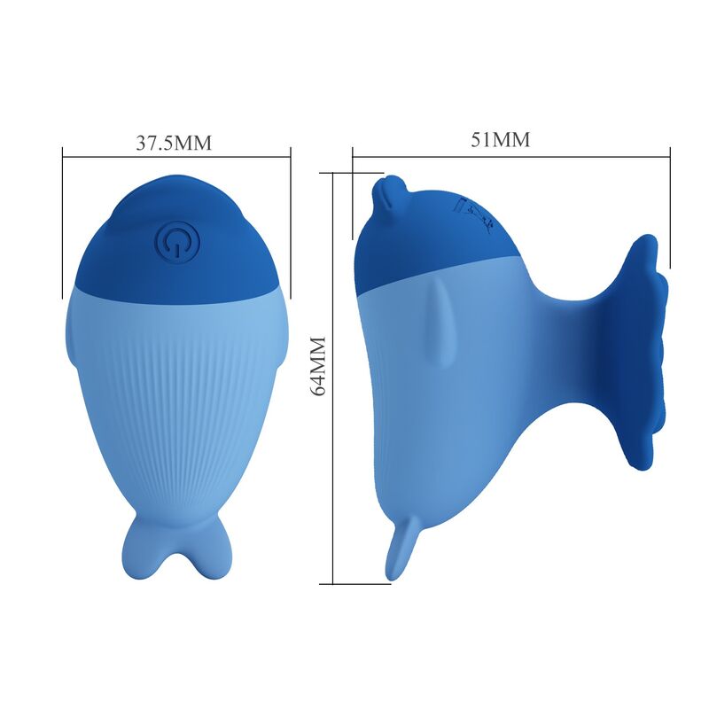 PRETTY LOVE - DOLPHIN MINI USB RECHARGEABLE VIBRATOR