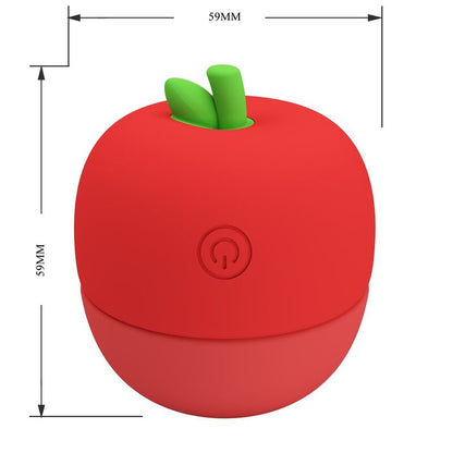 PRETTY LOVE - RECHARGEABLE TONGUE EFFECT CLITORAL STIMULATOR RED