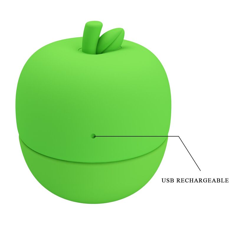 PRETTY LOVE - RECHARGEABLE TONGUE EFFECT CLITORAL STIMULATOR GREEN