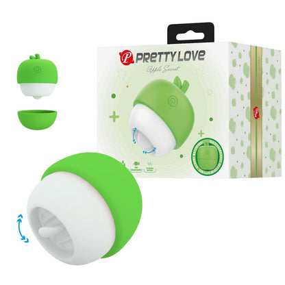 PRETTY LOVE - RECHARGEABLE TONGUE EFFECT CLITORAL STIMULATOR GREEN