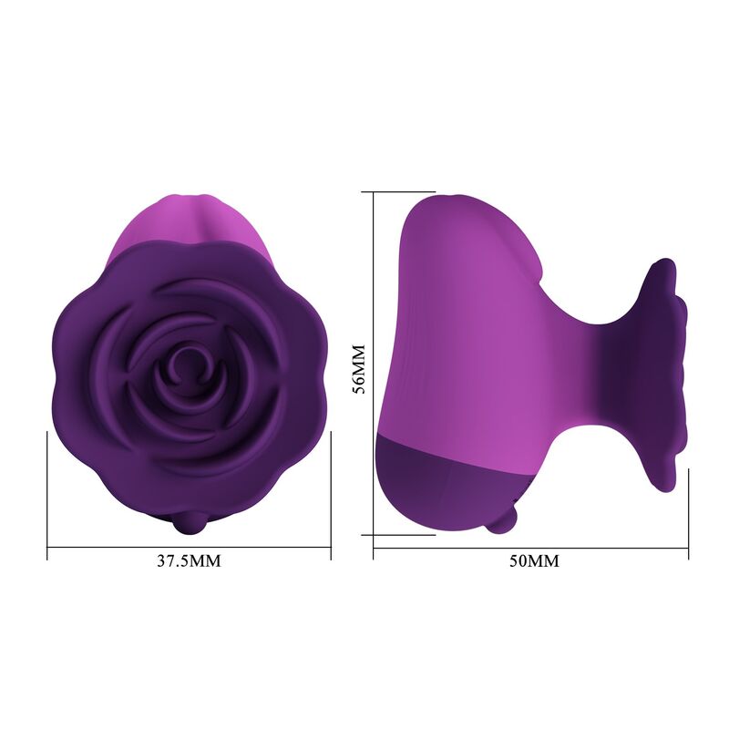PRETTY LOVE - RECHARGEABLE CLITORAL STIMULATOR 7 MODES PURPLE