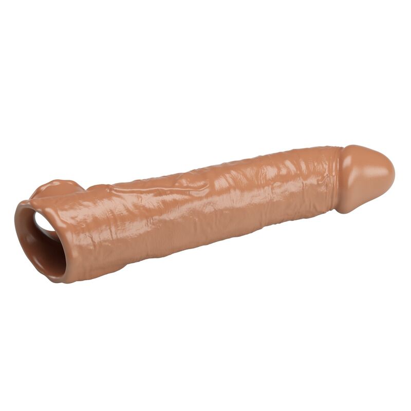 PRETTY LOVE - ADJUSTABLE PENIS EXTENSION SLEEVE 26 CM Ø 4 CM NATURAL